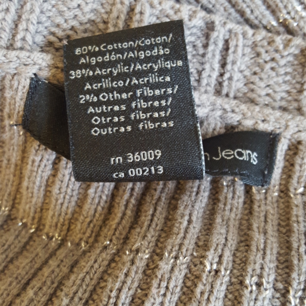 Calvin Klein Jeans tunic sweater L - Picture 6 of 6